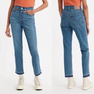 Levi's Blue Straight Leg Women's Jeans